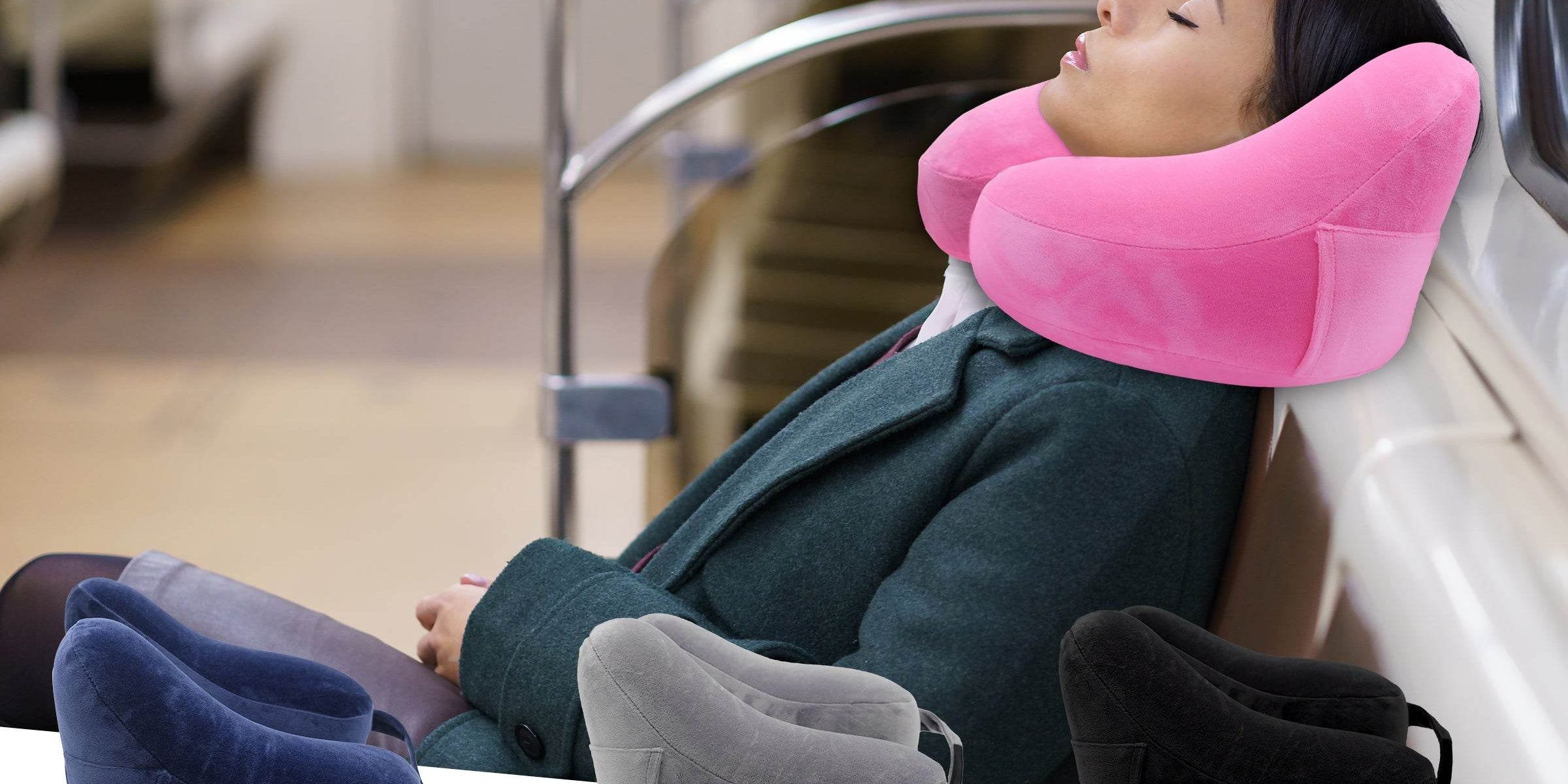 Inflatable Travel Neck Pillow