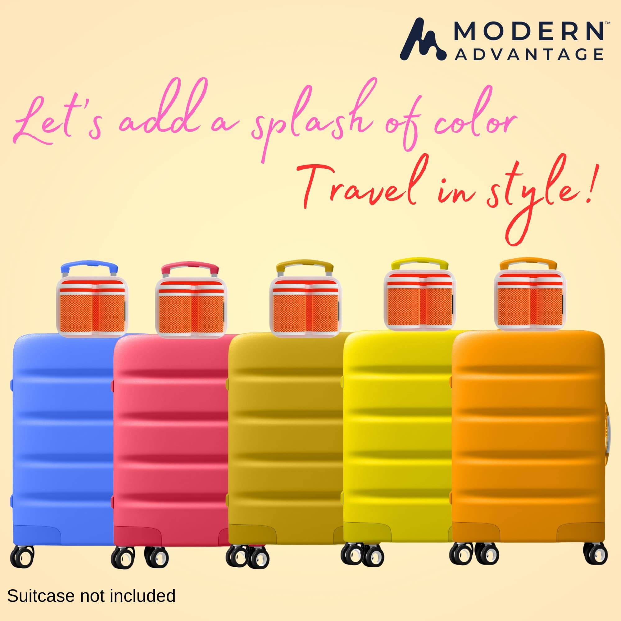 Luggage Cup Holder for Suitcases and Bags - Modern Advantage