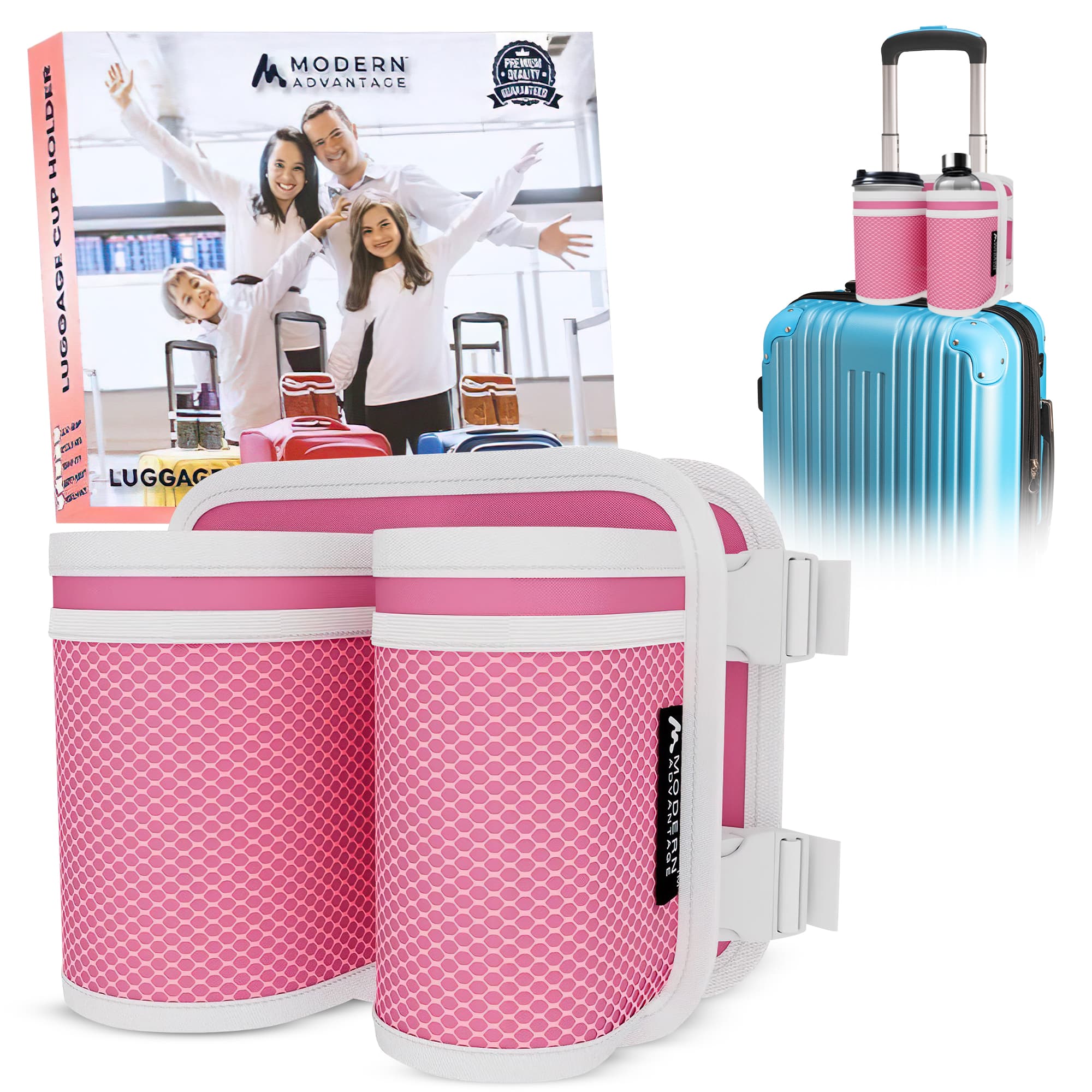 Luggage Cup Holder for Suitcases and Bags - Modern Advantage