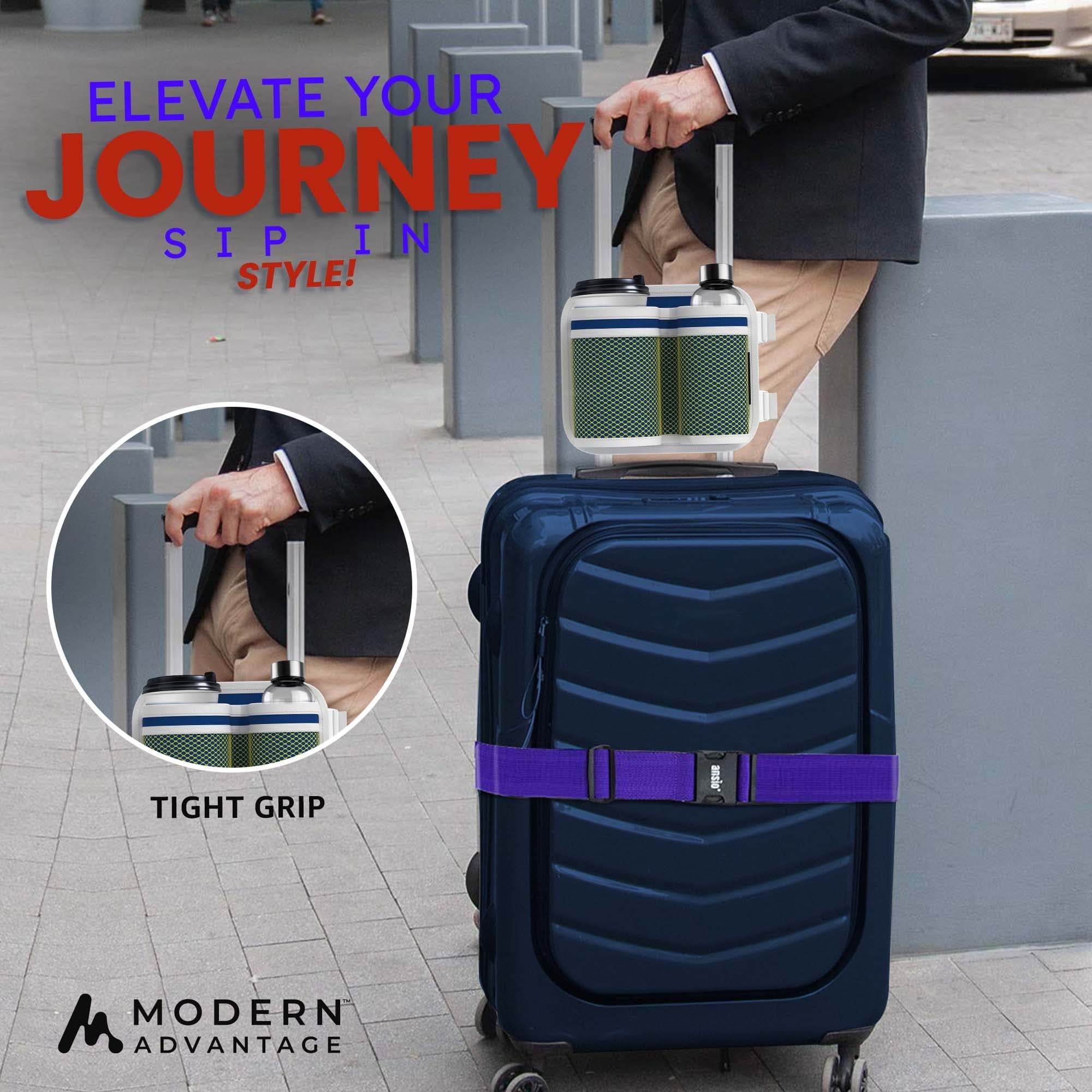 Luggage Cup Holder for Suitcases and Bags - Modern Advantage