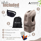 Inflatable Travel Pillow 2.0 – Ultimate Neck Support & Comfort on the Go - Modern Advantage