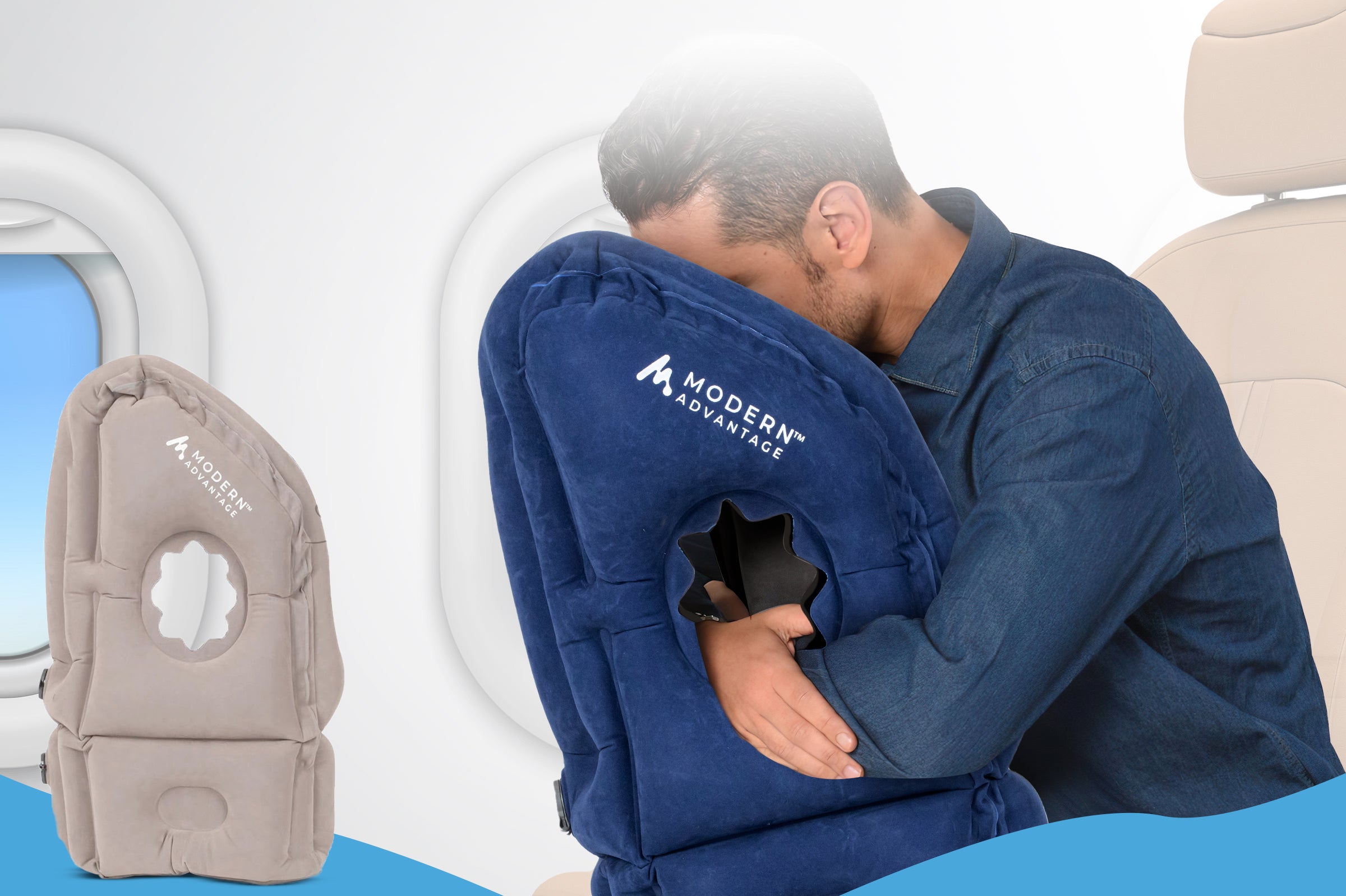 Inflatable Travel Pillow