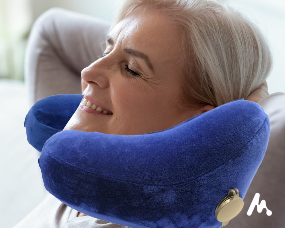 customer review for Inflatable travel neck pillow